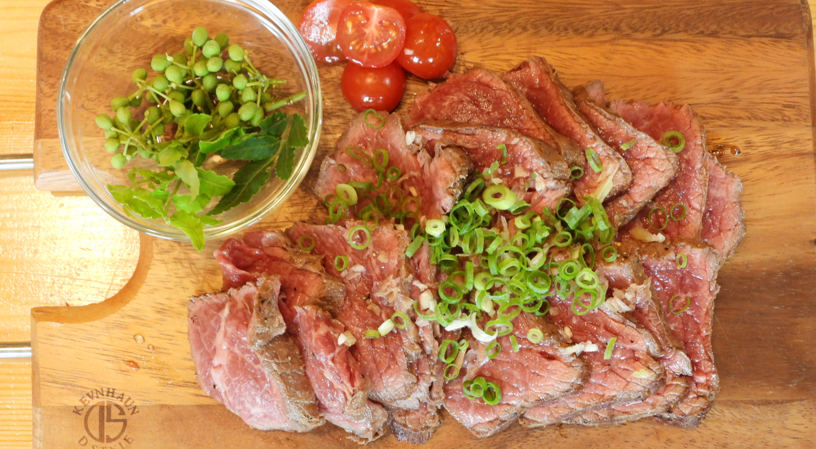 牛もも肉のさっぱり叩き